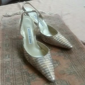 Manolo Blahnik dress heels sz 39
